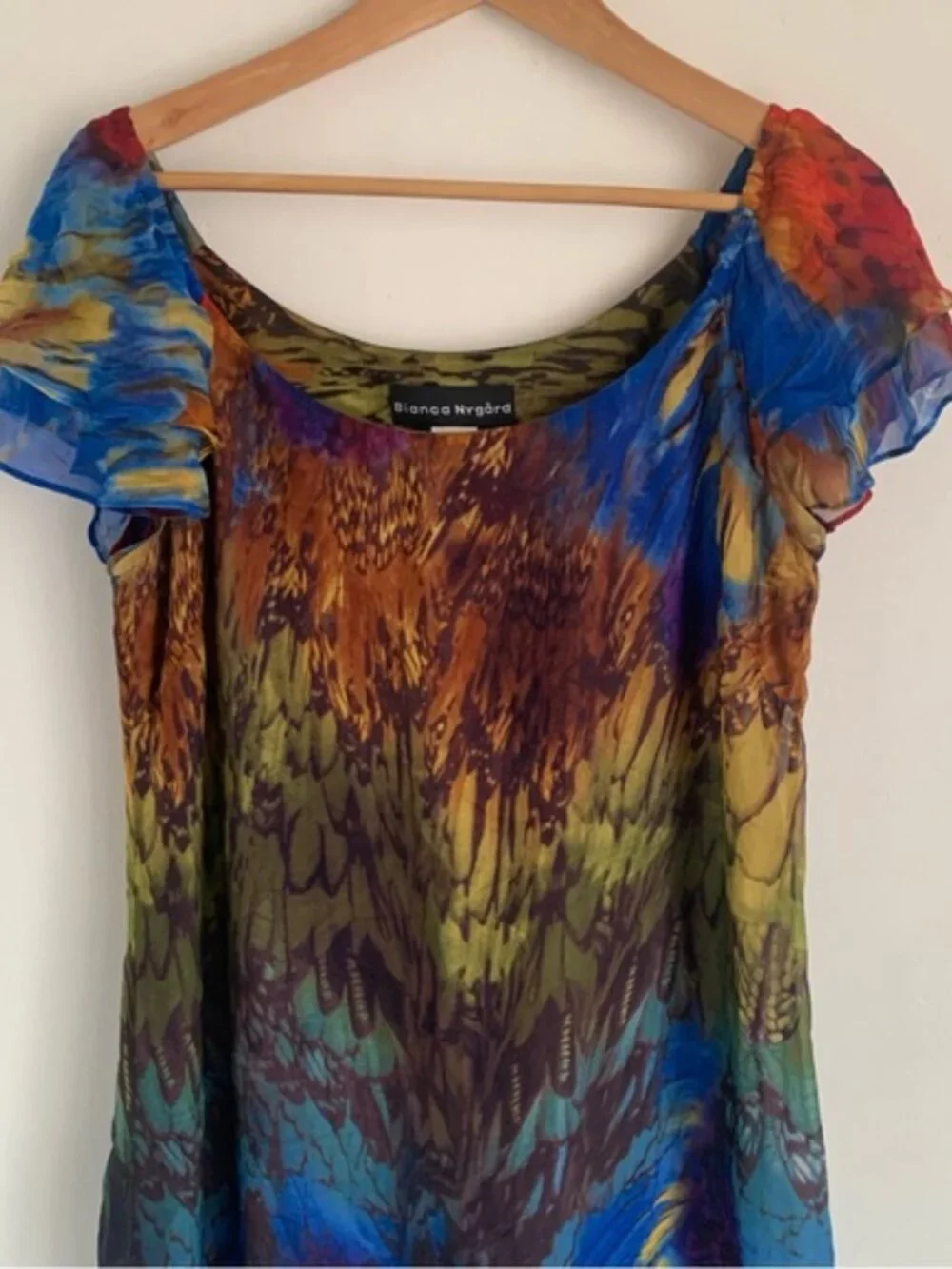 Vintage Bianca Nygard Silk Dress - Picture 4 of 9